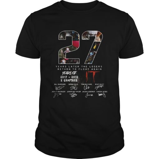 27 years of IT years later the losers return to float again shirt