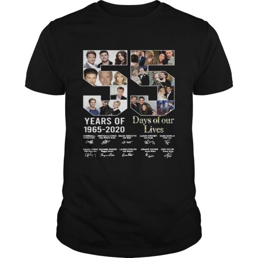 55 Years of Day Of Our Lives 1965 2020 signatures shirt