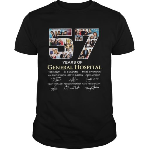 57 Years Of General Hospital 1963 2020 57 Seasons 14588 Episodes Signatures shirt
