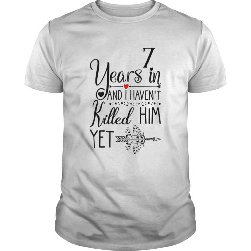 7th Wedding Anniversary For Her 7 Years Of Marriage shirt
