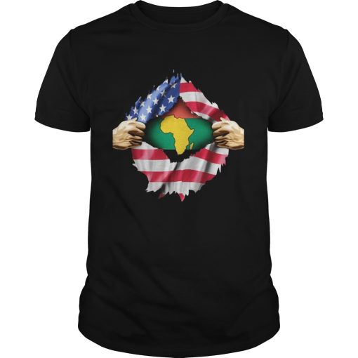 African Blood Inside My American shirt