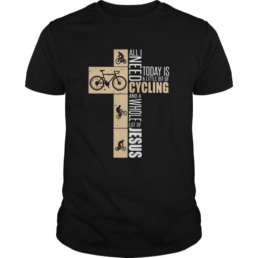 All I need today is a little bit of cycling and a whole lot of Jesus shirt