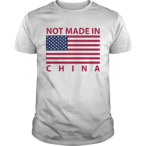 American flag not made in china shirt