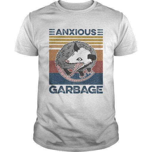 Anxious Garbage Mouse Vintage Retro shirt