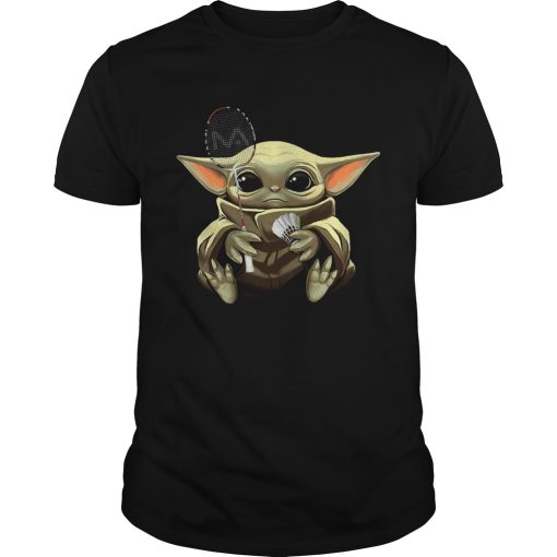 Baby Yoda Badminton shirt