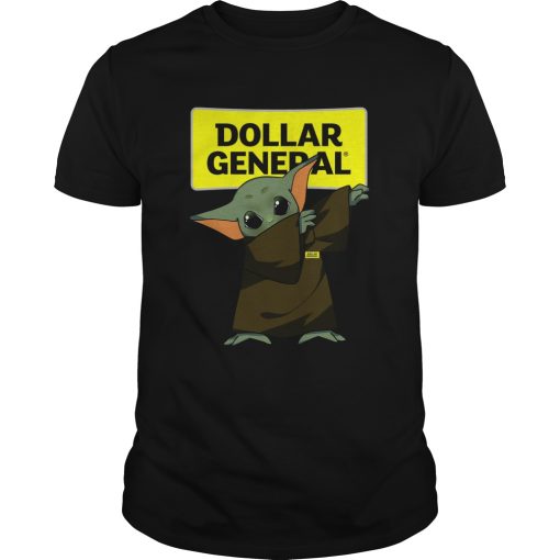 Baby Yoda Dabbing Dollar General shirt