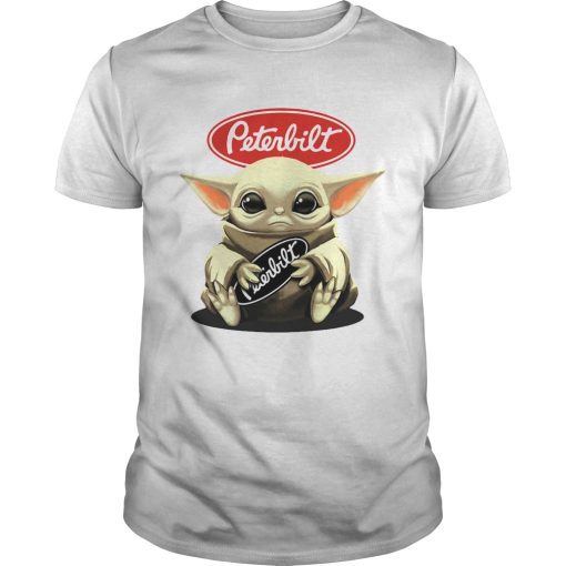 Baby Yoda Hugging Peterbilt shirt