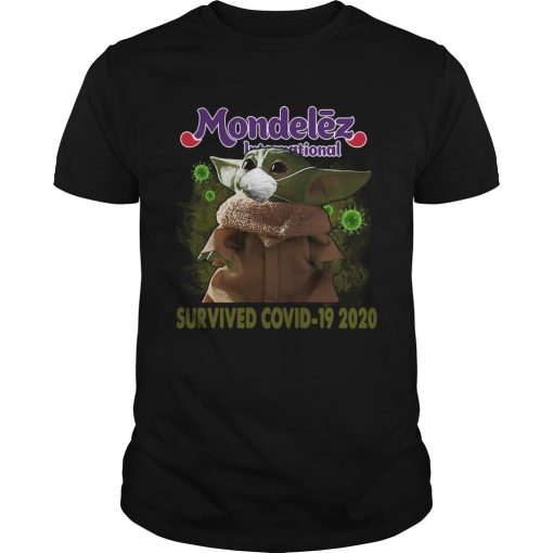 Baby Yoda Mondelz International Survived Covid 19 2020 shirt