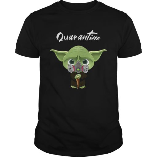 Baby Yoda Quarantine Face Mask shirt