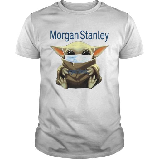 Baby yoda hug morgan stanley covid19 2020 shirt
