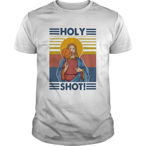 Basketball jesus holy shot vintage shirt