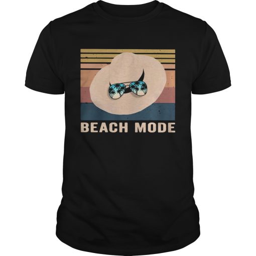 Beach mode hat vintage retro shirt