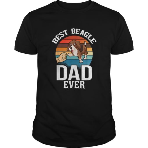 Best Dog Dad Ever Beagle Vintage Dog Lovers shirt