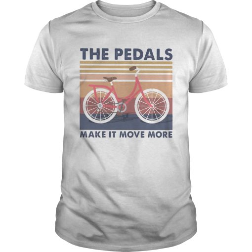 Bicycle the pedals make it move more vintage retro shirt