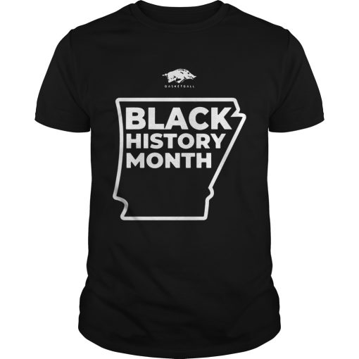 Black Month History Razorback Basketball shirt