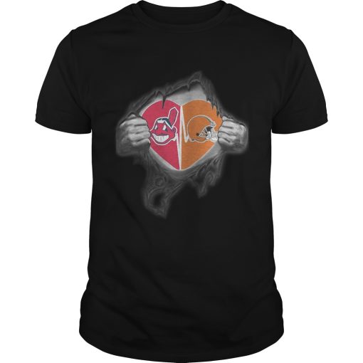 Browns Indians Its in my heart inside me shirt