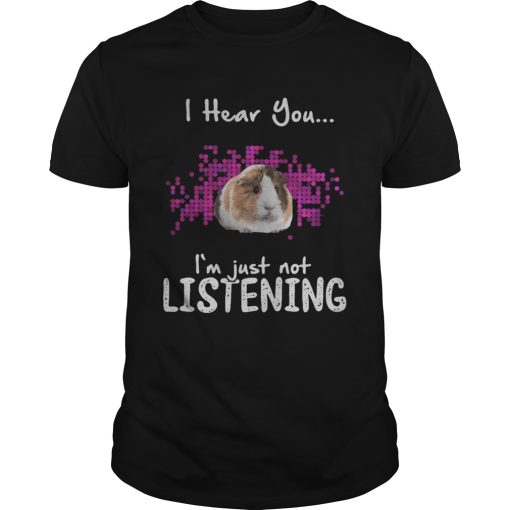 Bunny i hear you im just not listening shirt