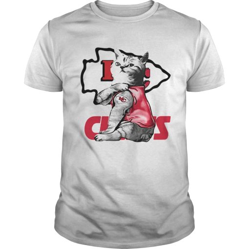 Cat Tattoo Kansas City Chiefs shirt