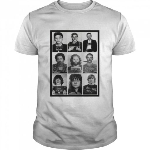 Celebrities Mugshot Rock Stars shirt