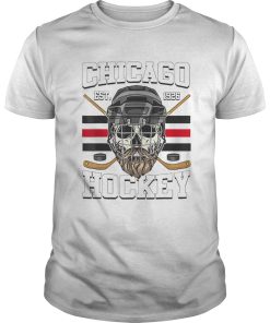 Chicago Ice Hockey Est 1928 Bearded Skull shirt