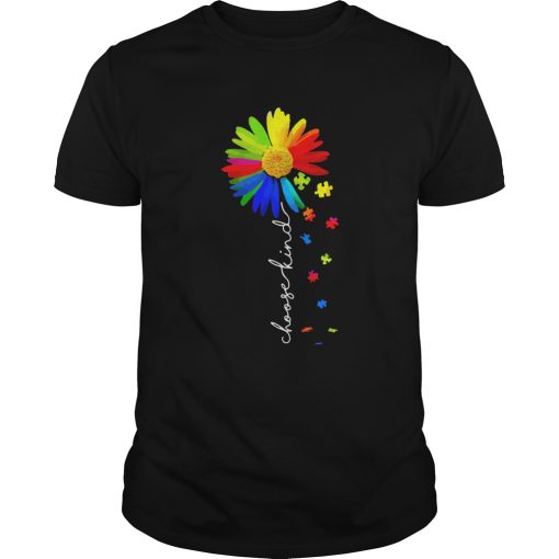 Choose Kind Flower Autism Awareness shirt
