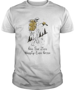Climb mountain and she lived happily ever after shirt