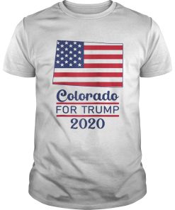 Colorado for donald trump 2020 flag shirt