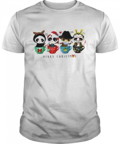 Horror Character Merry Christmas shirt