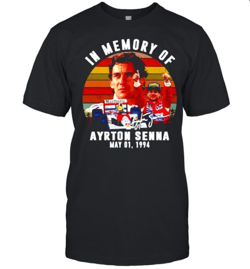 In memory of Ayrton Senna May 01 1994 shirt