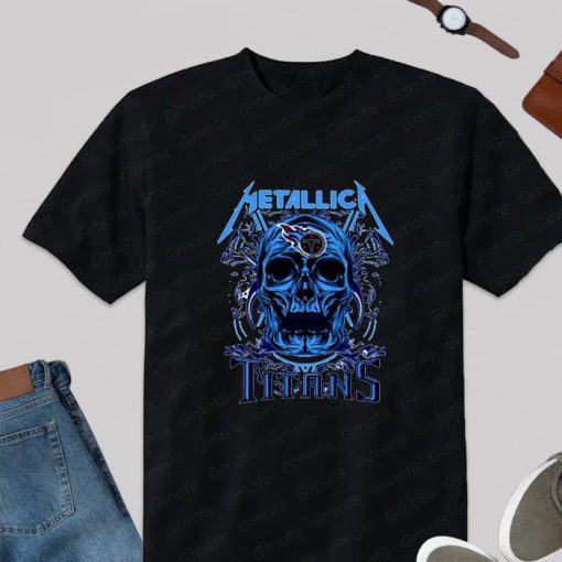 Skull Metallica Tennessee Titans Shirt