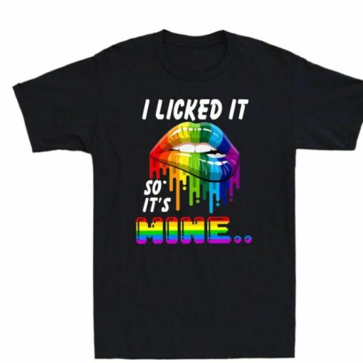So Lgbt It Lips Rainbow Gay Men_s Lesbian Shirt