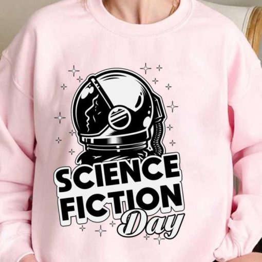 Space Science Fiction Day Science Alien Stars Sweatshirt