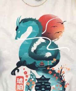 Spirit Away Haku Dragon Chihiro Shirt 2
