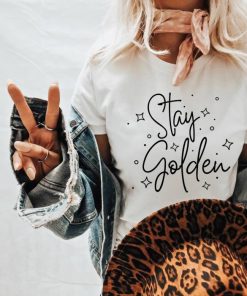 Stay Golden Sublimation Design Boho Retro Shirt 1
