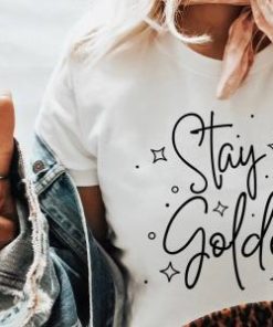 Stay Golden Sublimation Design Boho Retro Shirt 1 Stay Golden Sublimation Design Boho Retro Shirt 2