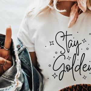 Stay Golden Sublimation Design Boho Retro Shirt Stay Golden Sublimation Design Boho Retro Shirt