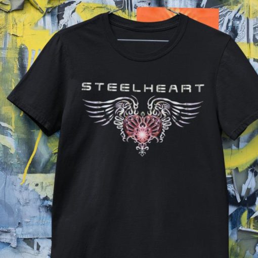 Steel Heart Shirt Steel Heart Hoodie Steel Heart Longsleeve Steel Heart Vintage Steel Heart Shirt