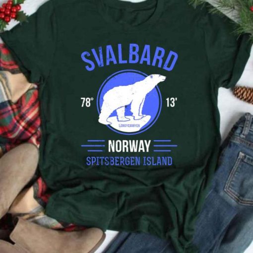 Svalbard Polar Bear Longyearbyen Norway Shirt