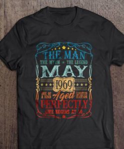 The Man The Myth The Legend May 1969 One Of A Kind Vintage Shirt 1