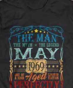 The Man The Myth The Legend May 1969 One Of A Kind Vintage Shirt 1 The Man The Myth The Legend May 1969 One Of A Kind Vintage Shirt 2