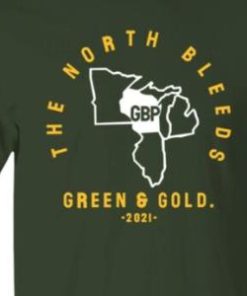 The North Bleeds Green And Gold 2021 Campeche Collective Shirt 1 The North Bleeds Green And Gold 2021 Campeche Collective Shirt 2