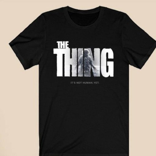 The Thing Movie Logo Slogan Shirt