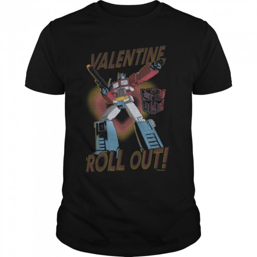 Transformers Valentine&#8217s Day Vintage Valentine Roll Out! T-Shirt B09KDBNRCH