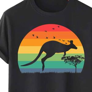 Vintage Kangaroo Autralias Day Shirt