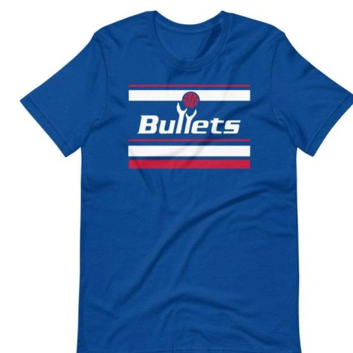 WASHINGTON BULLETS Vintage Style Basketball Shirt