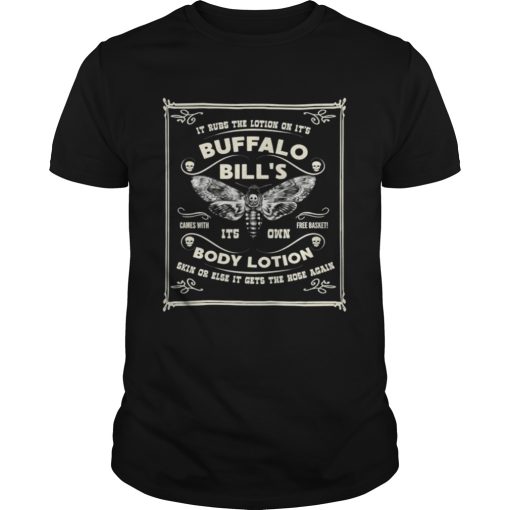 buffalo bill Goth Body Lotion Deaths Head Moth Horror shirt