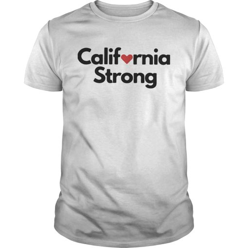 california strong heart shirt