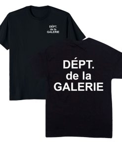 Dept De La Galerie Front And Back Print Tshirt