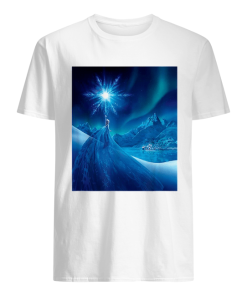 Disney Frozen Elsa Snowflake in the Sky Poster shirt 1 Disney Frozen Elsa Snowflake in the Sky Poster shirt 1 1