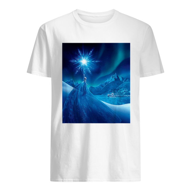 Disney Frozen Elsa Snowflake in the Sky Poster shirt Disney Frozen Elsa Snowflake in the Sky Poster shirt